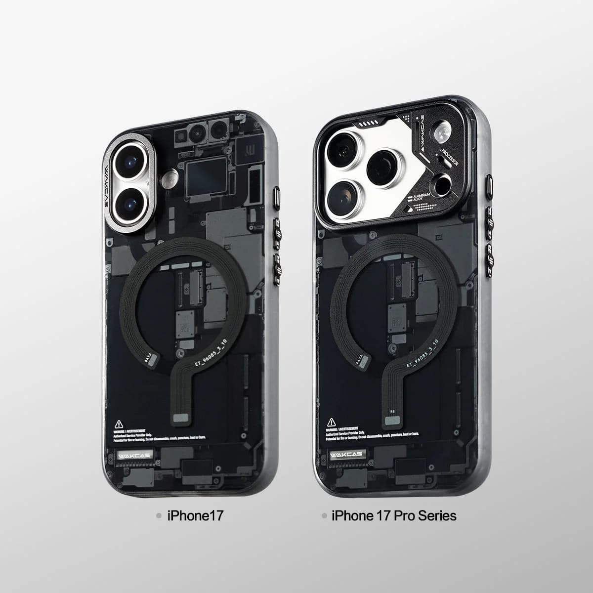 Circuit Design Magnetic Apple iPhone Case – Trendy Mechanical Style