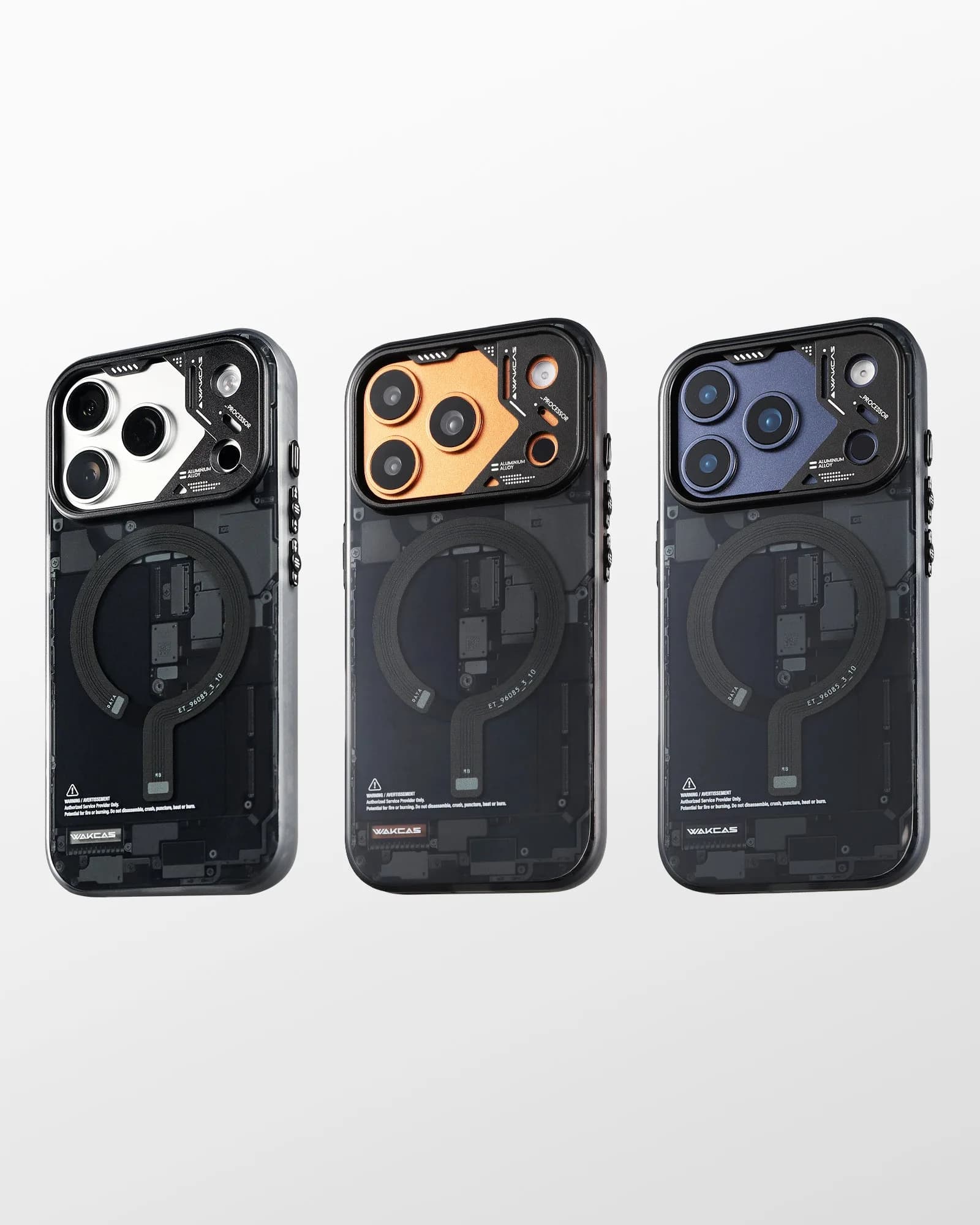 Circuit Design Magnetic Apple iPhone Case – Trendy Mechanical Style