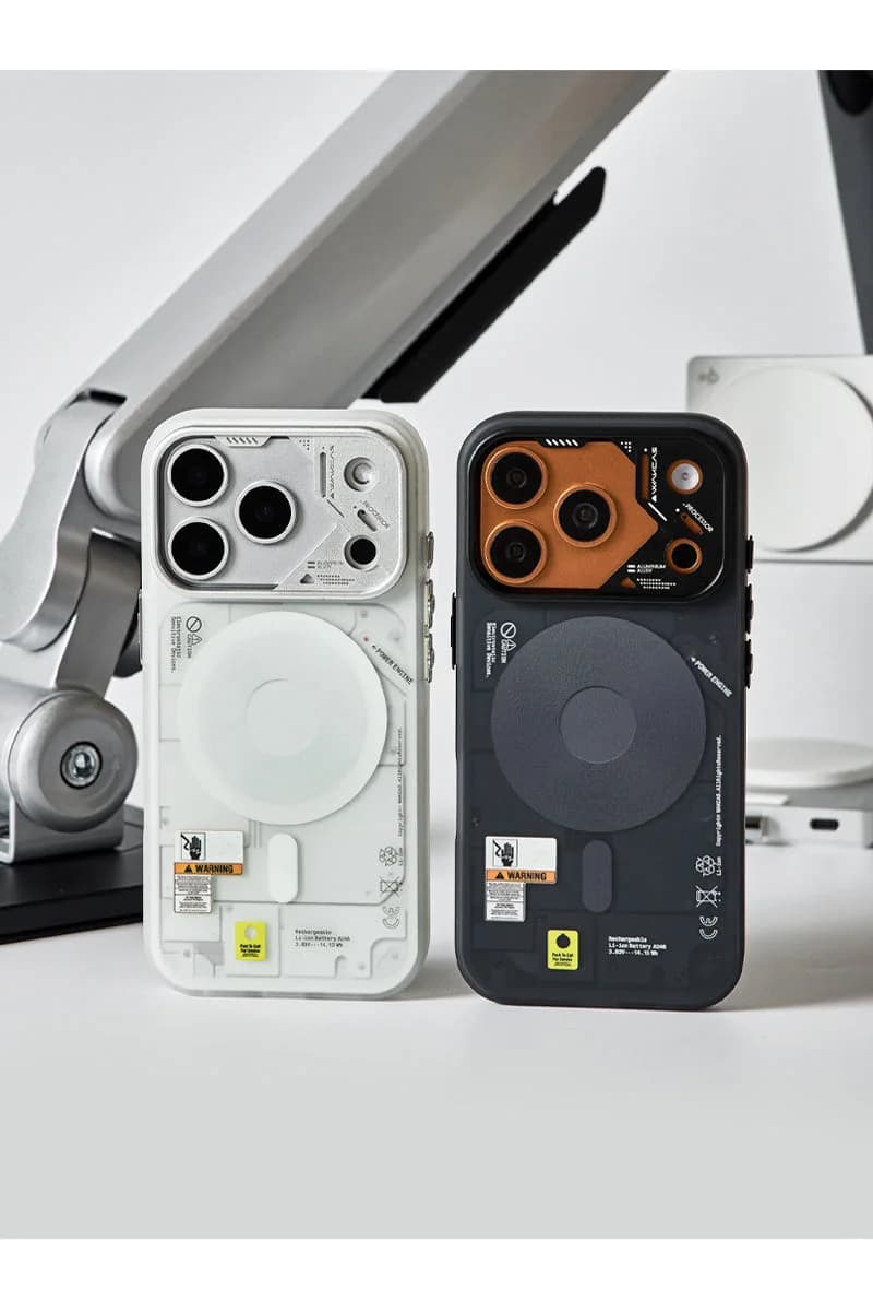 Frosted Mechanical Anti-Drop Magnetic iPhone Samsung Galaxy Magsafe Case
