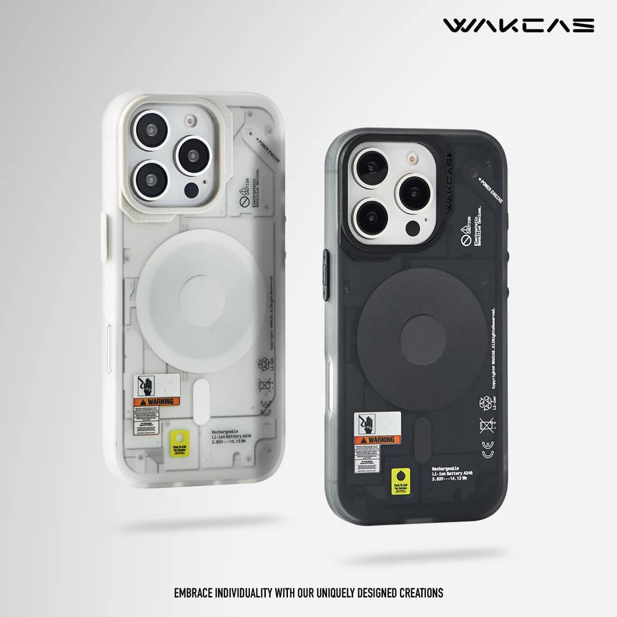 Frosted Mechanical Anti-Drop Magnetic iPhone Samsung Galaxy Magsafe Case