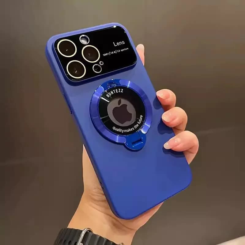 Matte Magnetic Phone case Bracket Anti-drop Hard Protective Shell