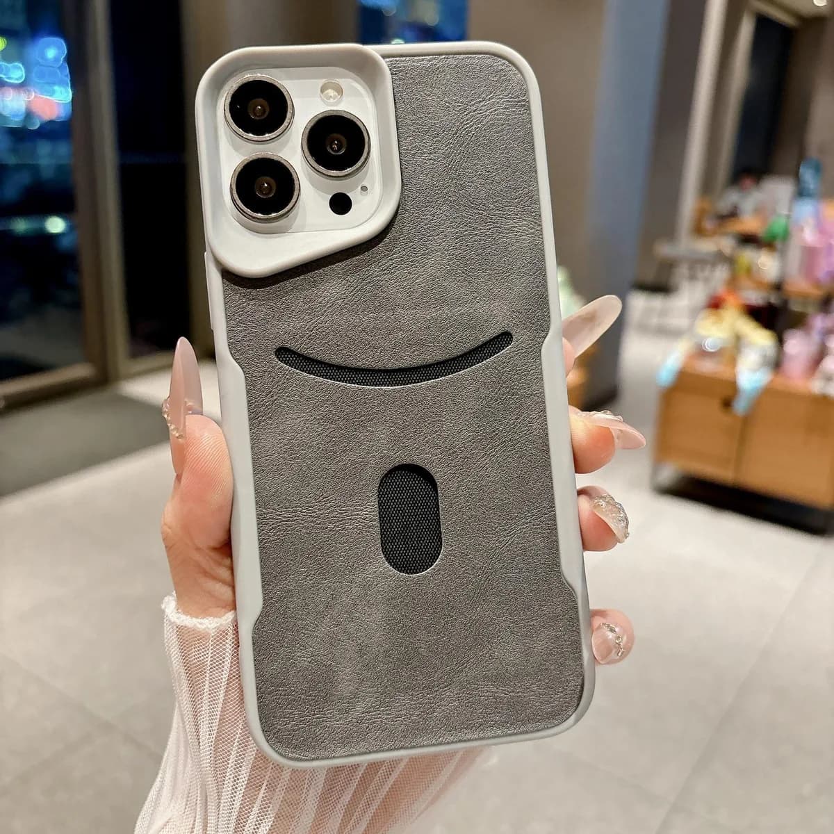 New Arrival Soft Shockproof Solid Color PU Mobile Phone Case for iPhone