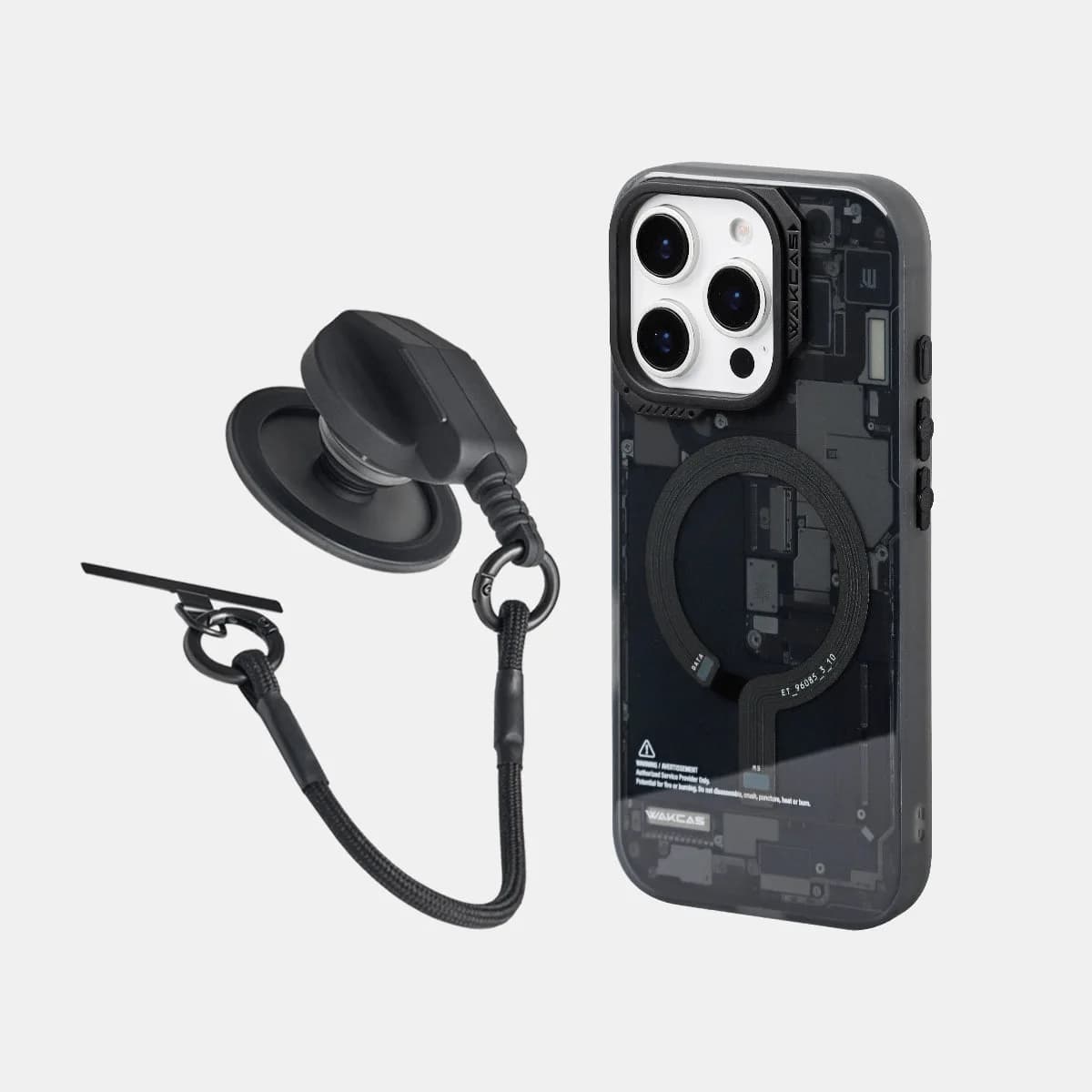 Circuit Design Magnetic Apple iPhone Case – Trendy Mechanical Style
