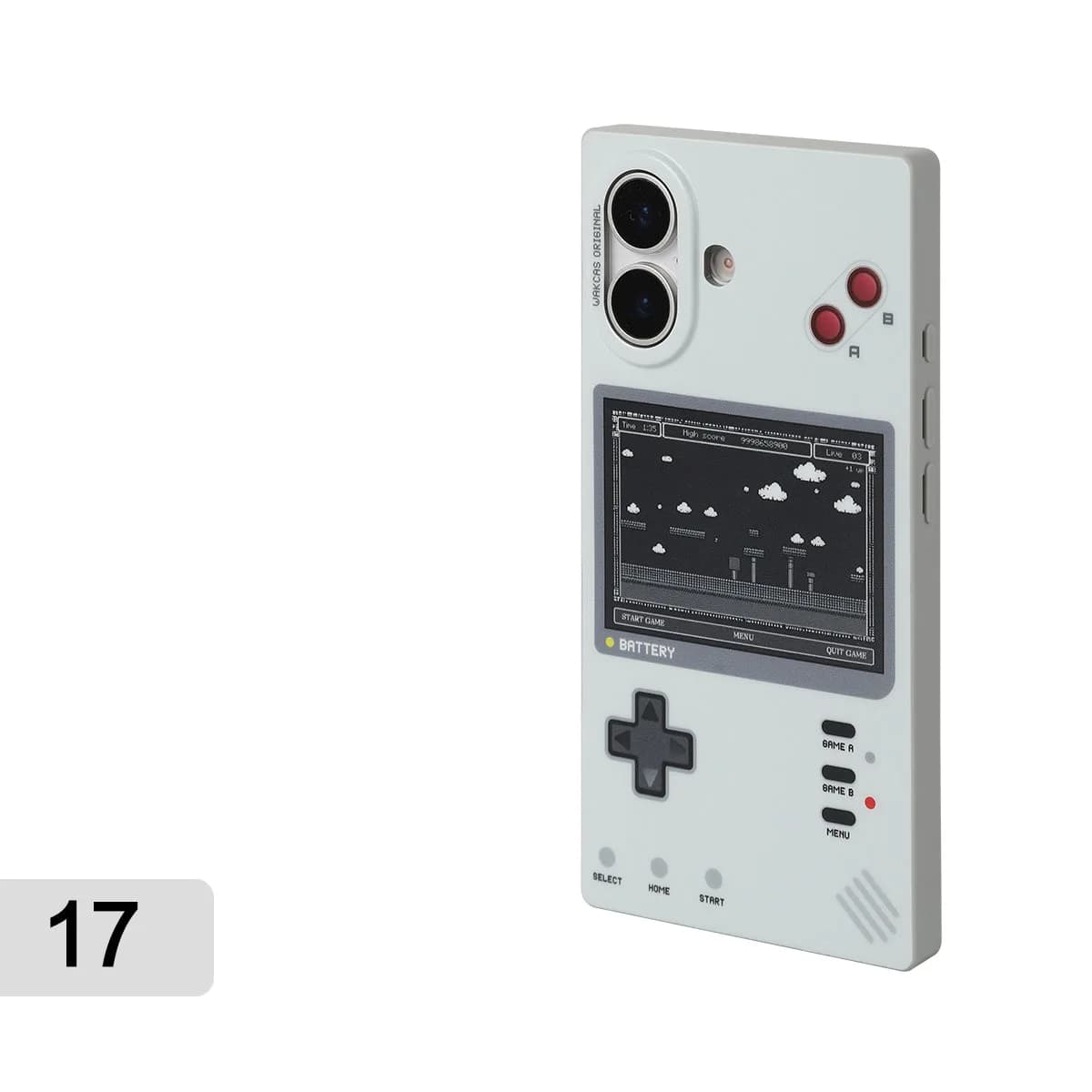 Wakcas Retro Gaming iPhone 17/16/15 Pro Max Case – Matte & Mechanical Style