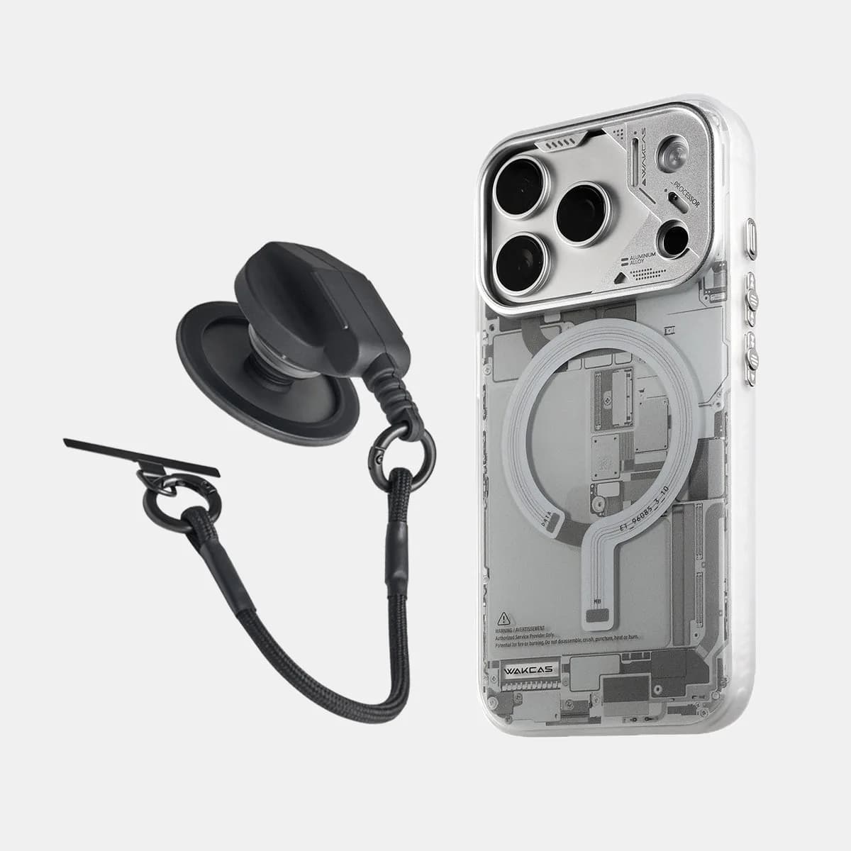 Circuit Design Magnetic Apple iPhone Case – Trendy Mechanical Style