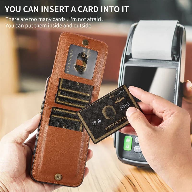 Ins Wallet Ins Wallet Ring Holder Phone Case for iPhone