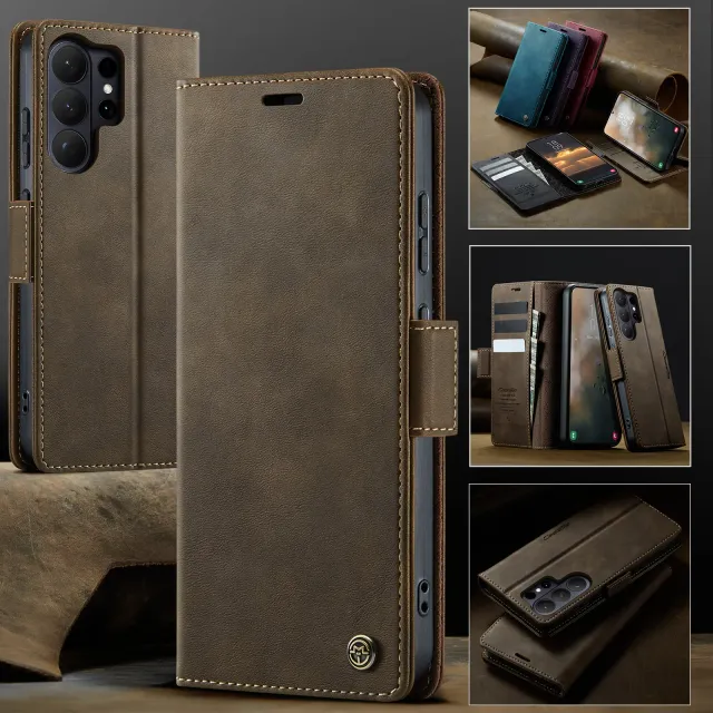 CaseMe Retro Magnetic Wallet Case