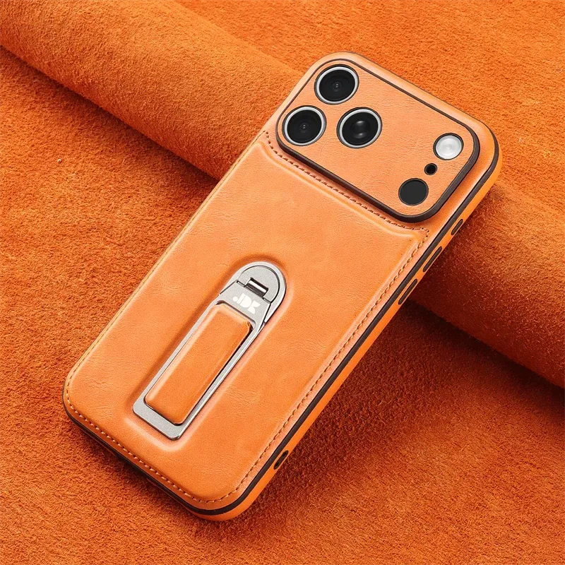 Leather-Look Rotating Kickstand Case close-up