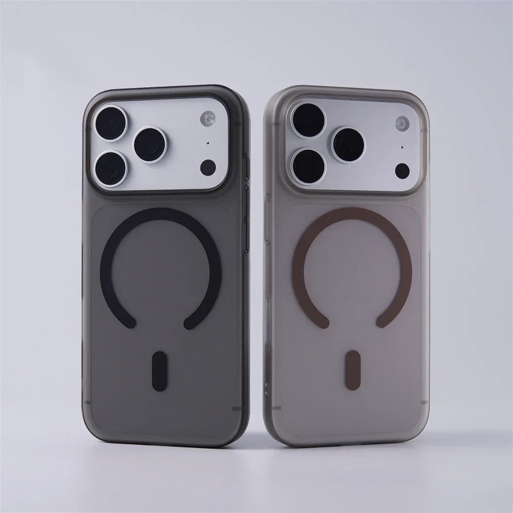Frosted Slim Magnetic Case close-up
