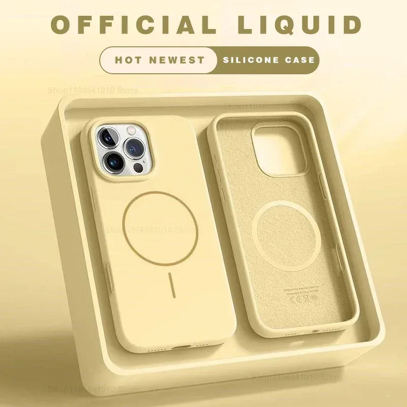 Liquid Silicone Magnetic Case — source product photo