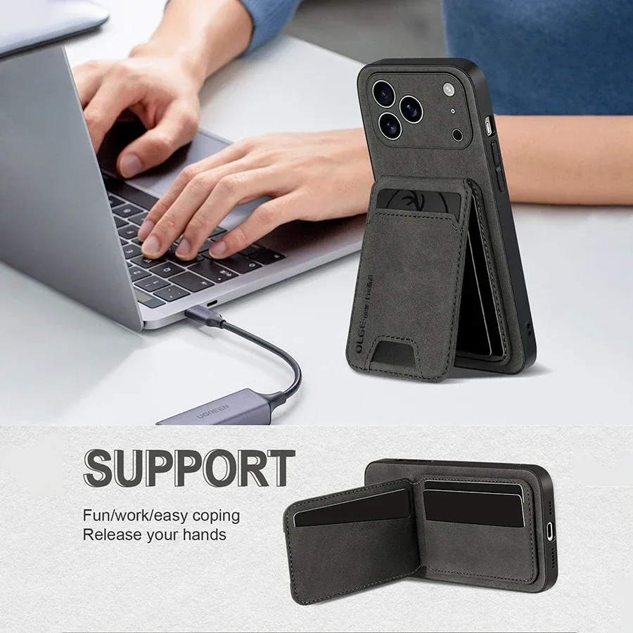 Leather-Look Card Sleeve Case — source product photo
