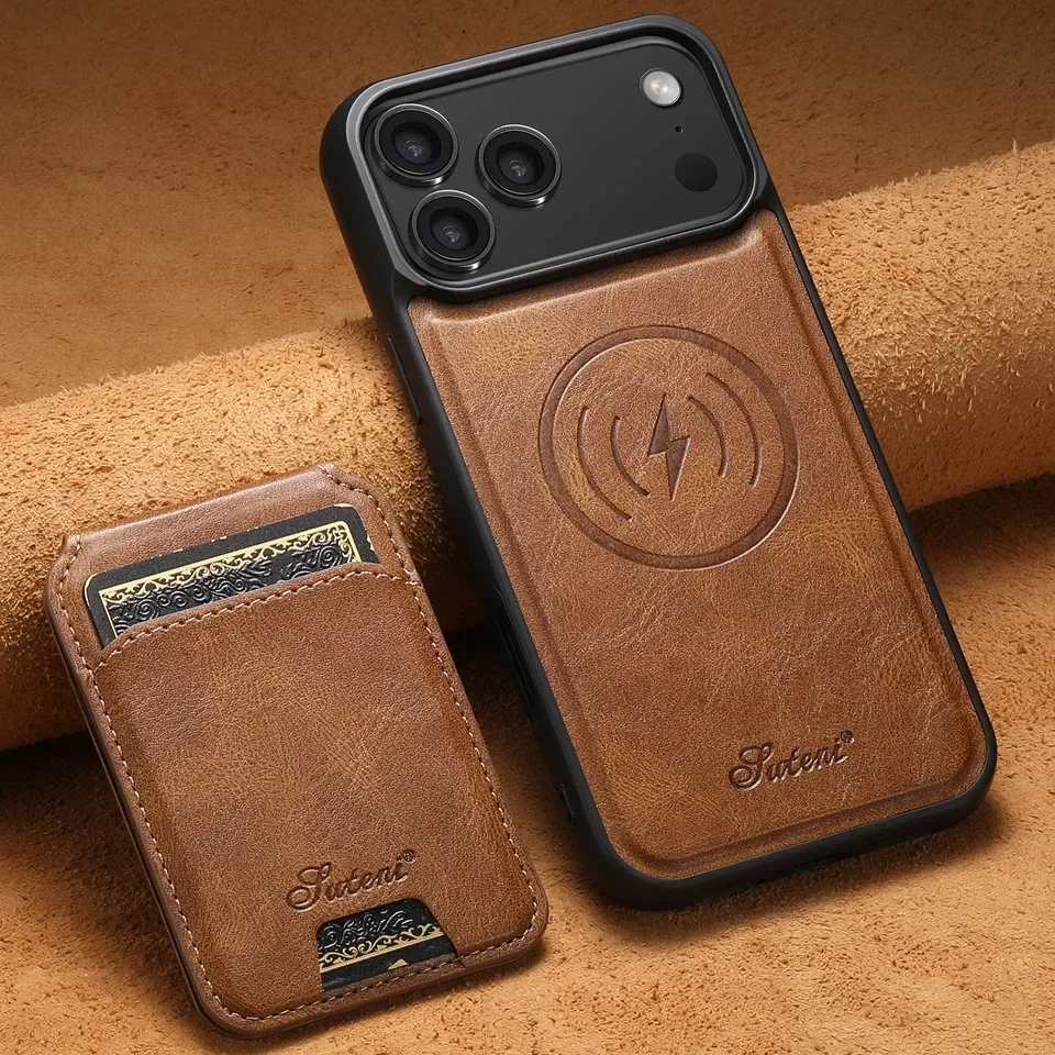 Magnetic Detachable Card Wallet Case — source product photo