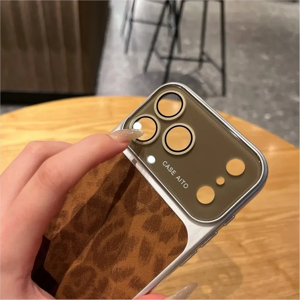 Burgundy Texture Camera Frame Case — source product photo