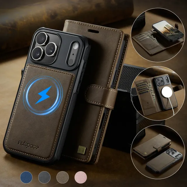 Detachable Magnetic Wallet Case