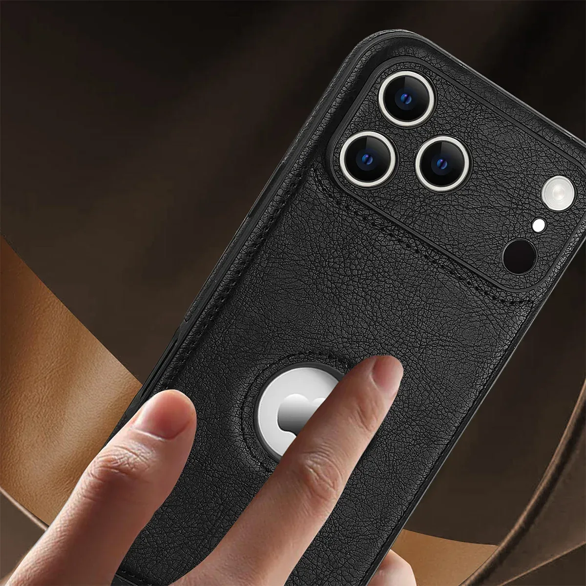 Classic Leather-Look Logo Window Case — product photo