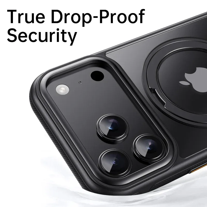 Clear Magnetic Pivot Stand Case — source product photo