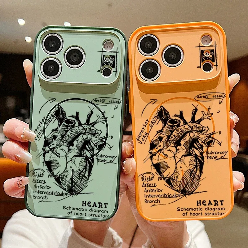 Anatomical Heart Magnetic Case close-up