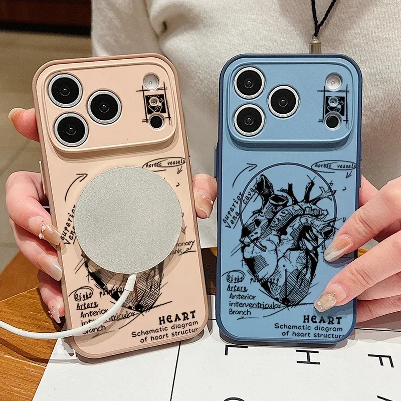 Anatomical Heart Magnetic Case — source product photo