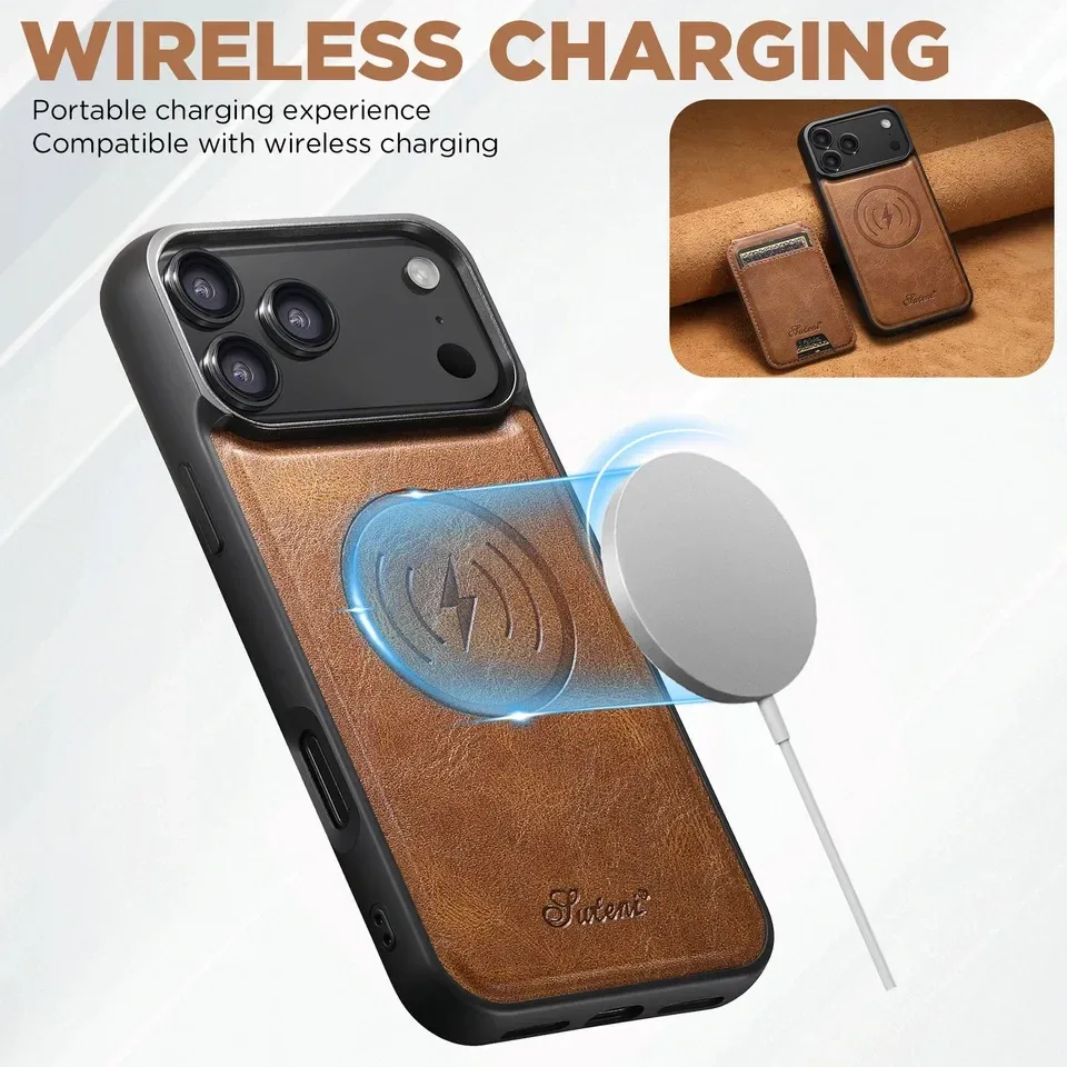 Magnetic Detachable Card Wallet Case — source product photo