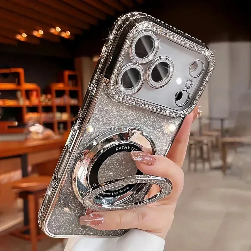 Diamond Glitter Magnetic Ring Case — source product photo