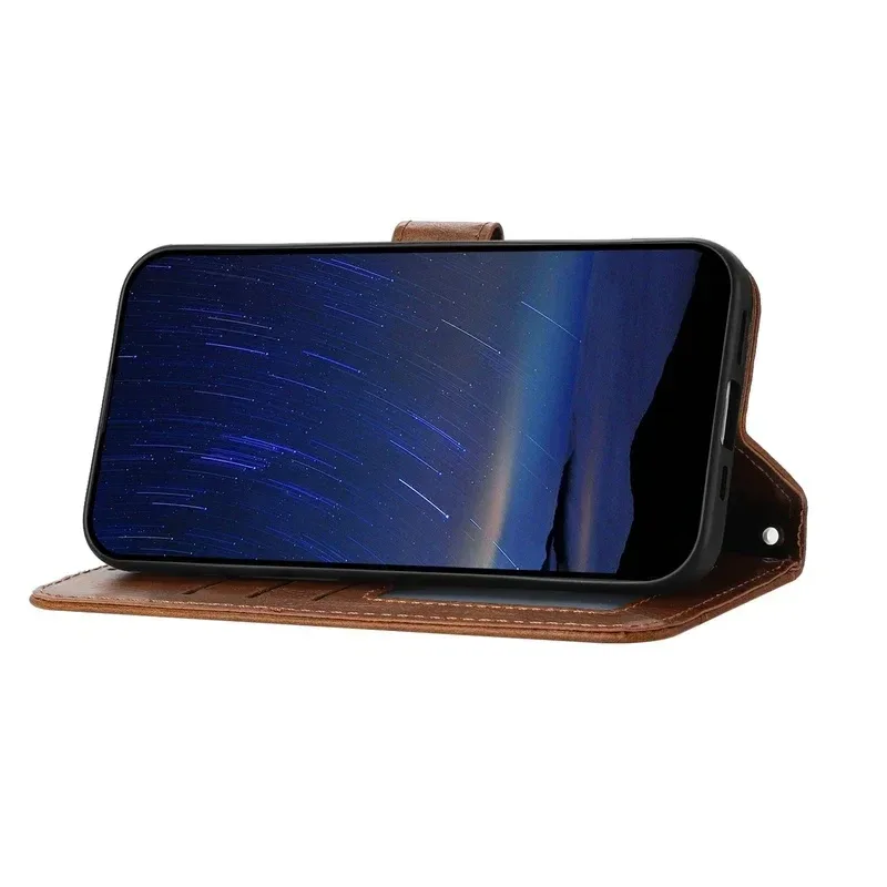 Leather-Look Photo Wallet Flip Case — source product photo