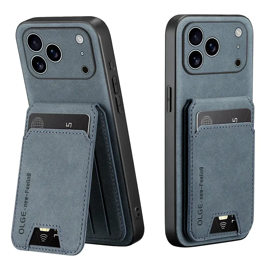 Leather-Look Card Sleeve Case close-up