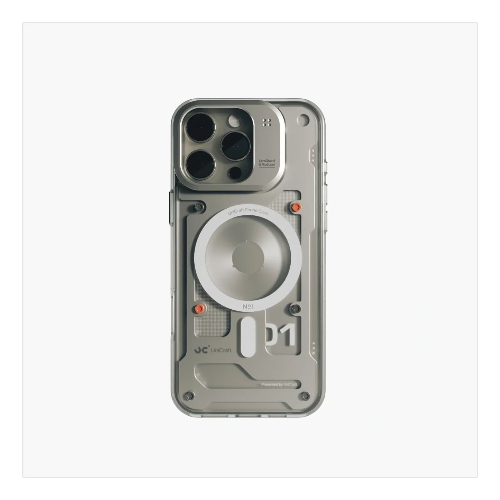 Unicraft No.01 Translucent Tech Case — original product photo 1