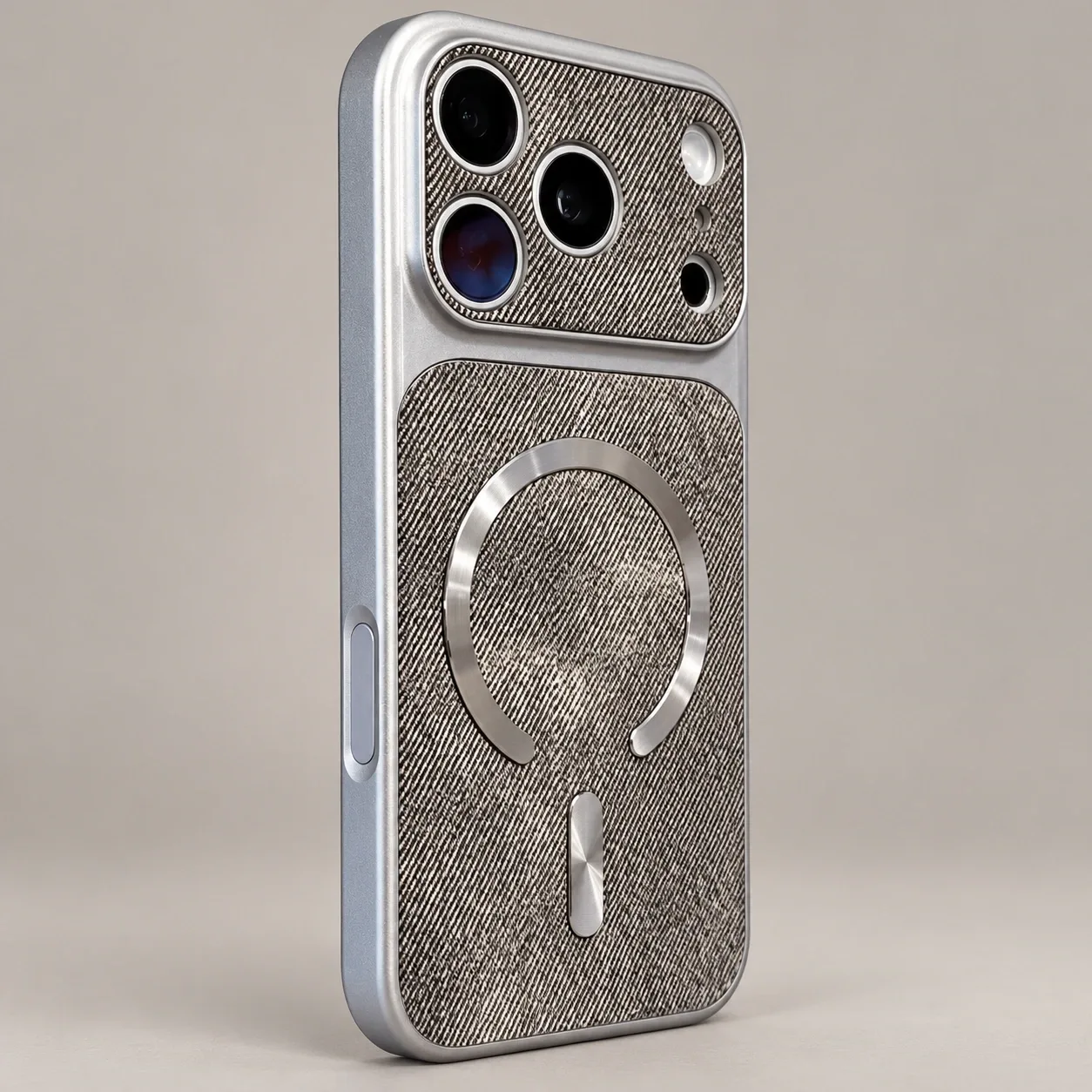 AI-generated alternate angle of Cowboy Texture Magnetic Case