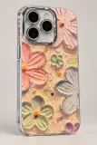 Retro Oil Painting Flower Case, photo 2