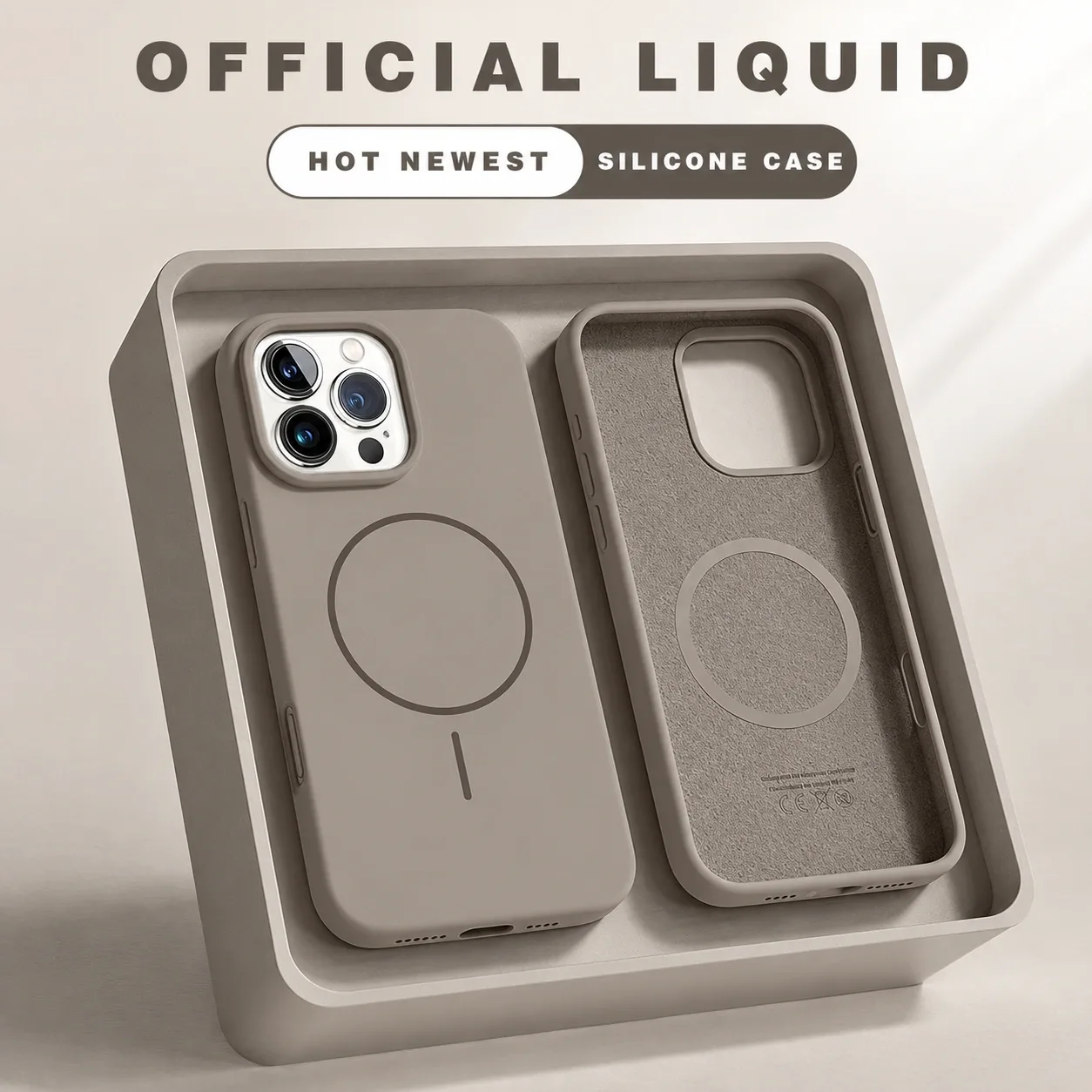 Liquid Silicone Magnetic Case